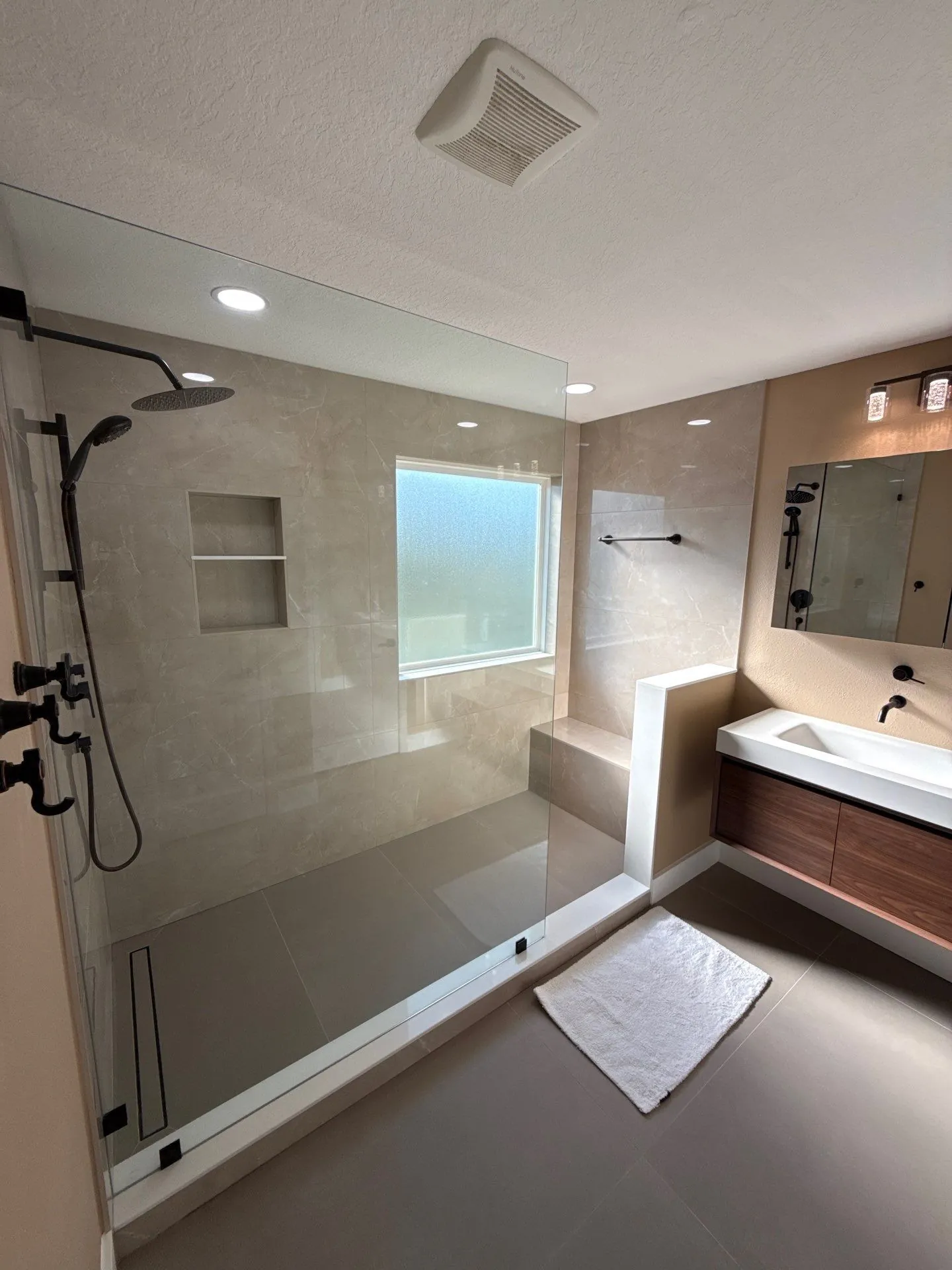 Tampa bathroom remodel by Salt & Pepper