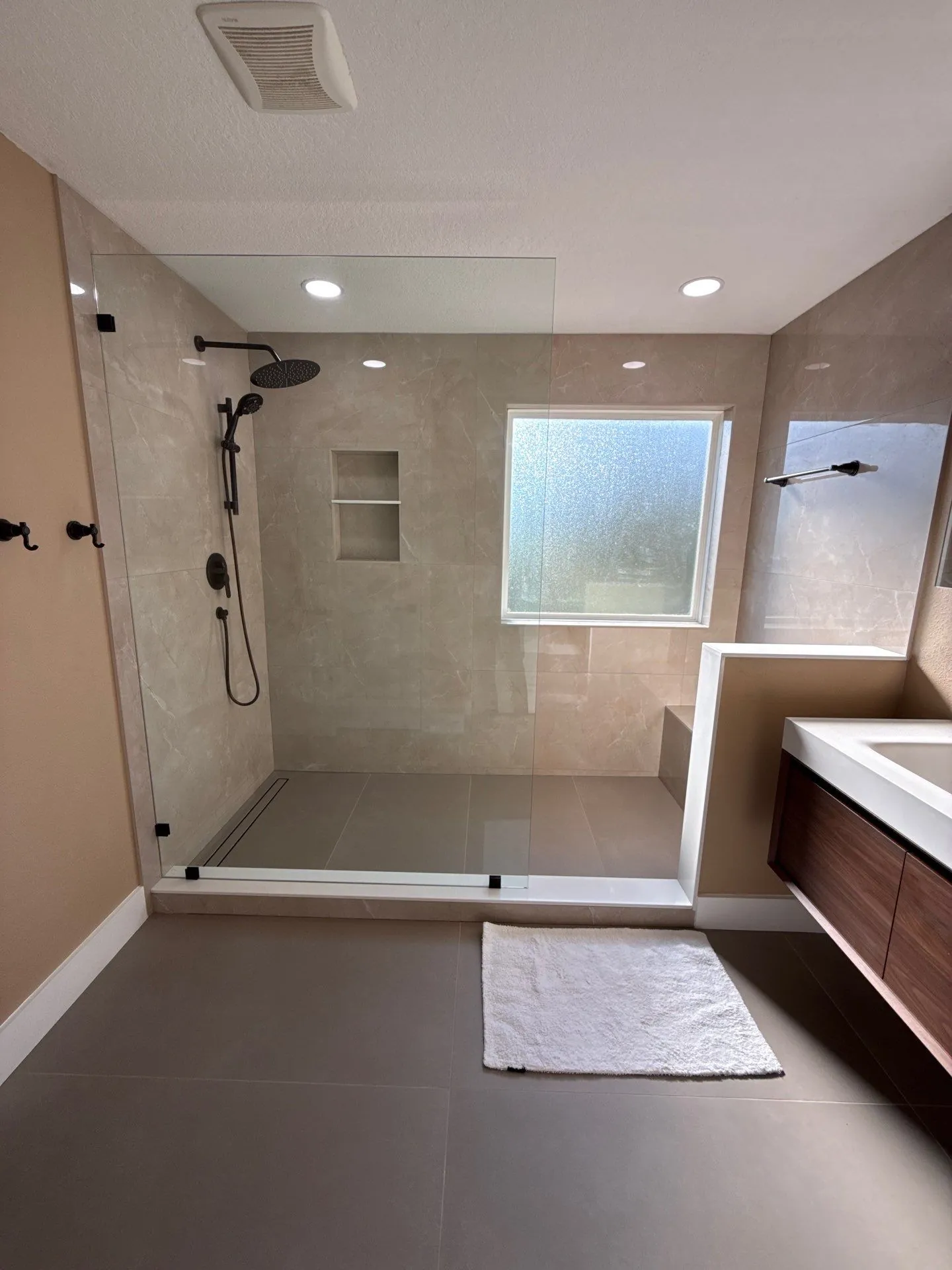 Tampa bathroom remodel by Salt & Pepper