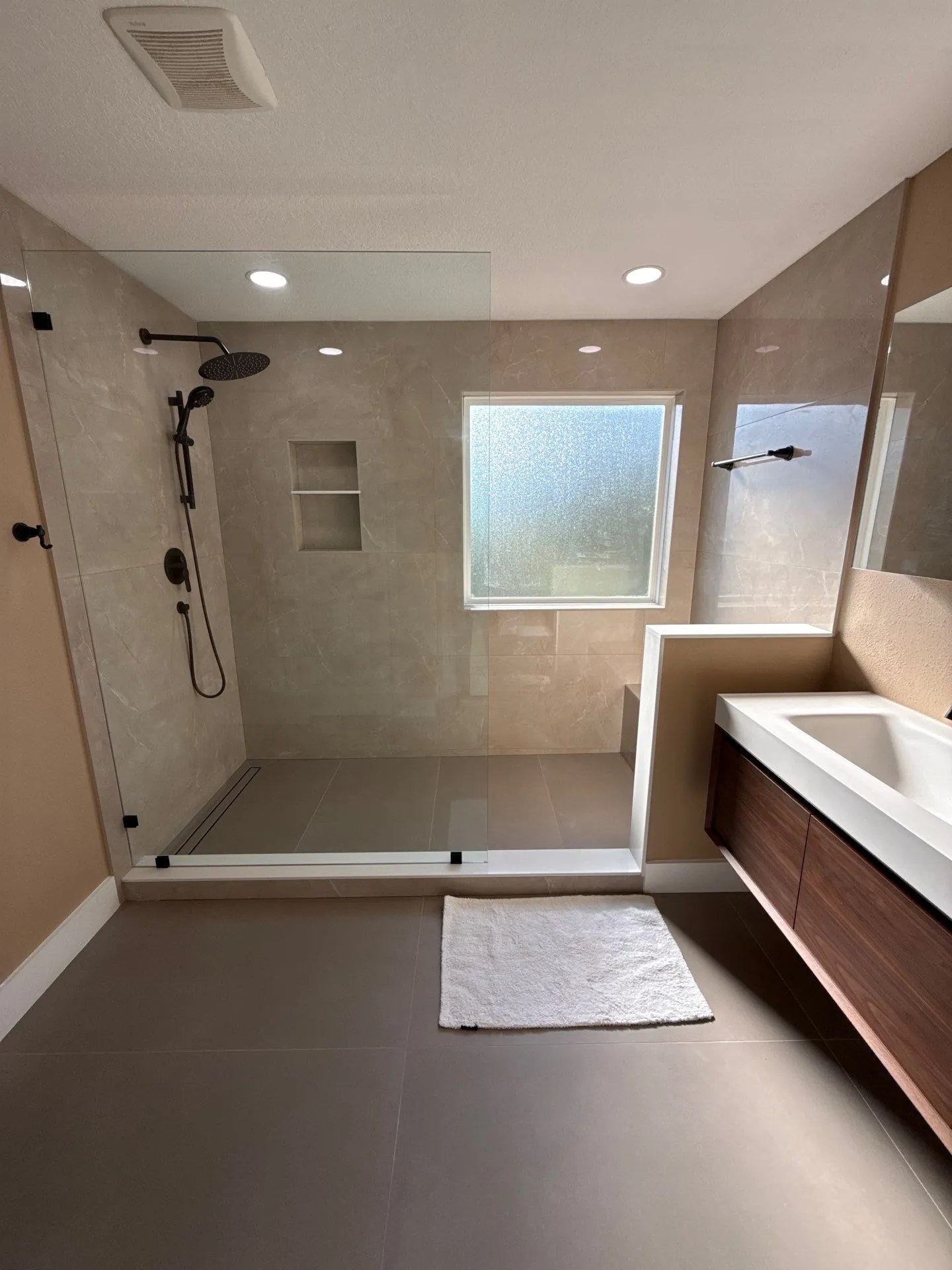 Tampa bathroom remodel by Salt & Pepper