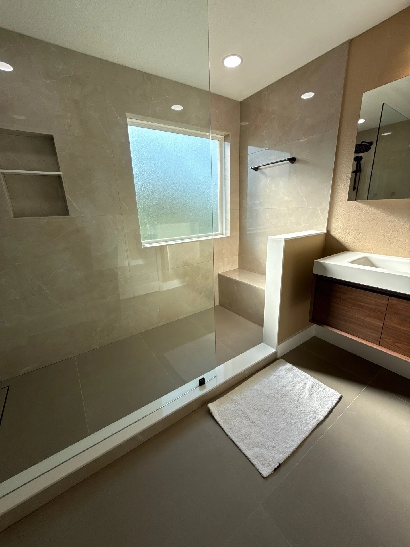 Tampa bathroom remodel by Salt & Pepper